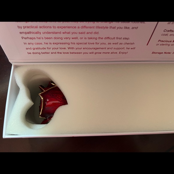 DeFaith 24k Gold Finish Rose - Picture 4 of 9